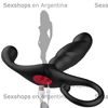 Estimulador prostatico con control remoto y fucion de calor